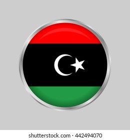 The flag of Libya