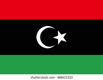flag of libya