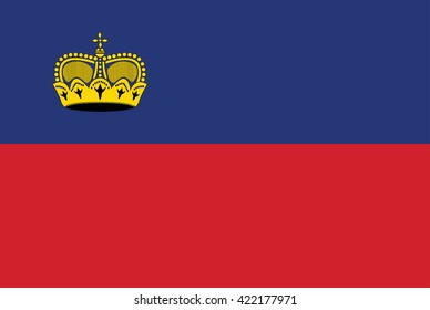 Flag liechtenstein