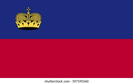 flag of Liechtenstein