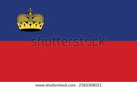 Flag of Liechtenstein logo vector
