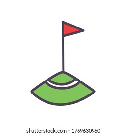 línea de bandera y estilo de relleno diseño de iconos, competencia de afición al fútbol de fútbol de fútbol de fútbol de fútbol de fútbol de fútbol de fútbol de fútbol de fútbol de fútbol de fútbol de fútbol de fútbol de fútbol de fútbol de fútbol de fútbol de fútbol de fútbol de fútbol de fútbol de fútbol y tema del juego Ilustración del vector