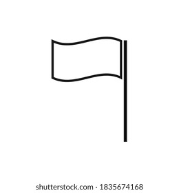 Icono de línea de marca aislado en fondo blanco. Ilustración vectorial