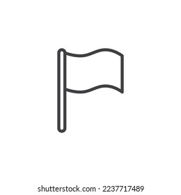 Icono de línea de marca. signo de estilo lineal para concepto móvil y diseño web. Icono de vector de contorno de indicador. Símbolo, ilustración del logotipo. Gráficos vectoriales