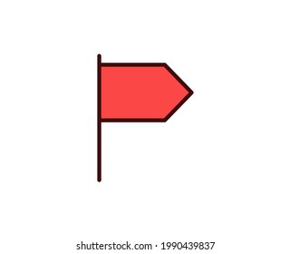 Icono de línea de marca. Símbolo vectorial en estilo plano y a la moda sobre fondo blanco. Cantar de viajes para diseño.
