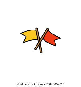 icono coloreado de ilustración de línea de indicador. de los iconos de la ilustración empresarial. Los signos, símbolos se pueden utilizar para web, logotipo, aplicación móvil, interfaz de usuario, UX