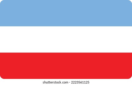 Flag of Lithuania , vector illustration