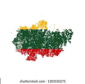 Flag Lituania of the old state