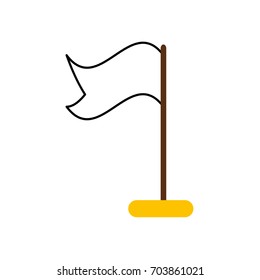 flag location isolated icon