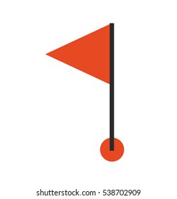 flag location isolated icon vector illustration design