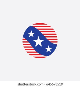 flag logo, icon company