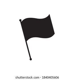 Flag logo icon design vector