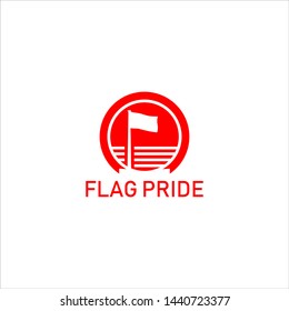 Flag logo template for your company