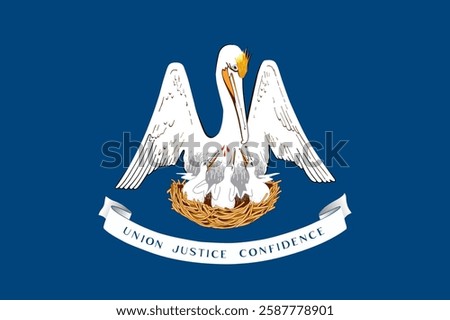 Flag of Louisiana, 3:2 Format, Louisiana Flag