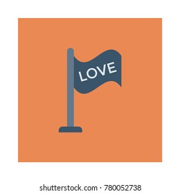 flag love and romance 