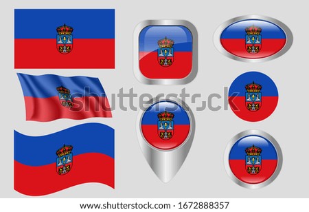 The Flag of Lugo, Spain