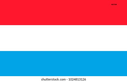 Bandera de Luxemburgo.