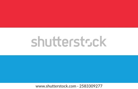 Flag of Luxembourg logo vector