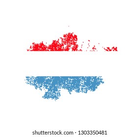 Flag Luxembourg of the old state