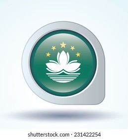 Flag of Macao, vector illustration
