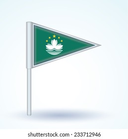 Flag of Macao, vector illustration
