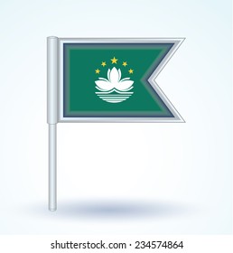 Flag of Macao, vector illustration