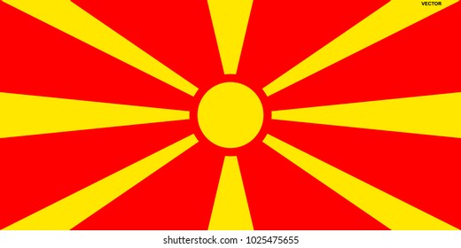 Bandera de Macedonia.
