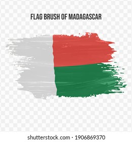 Flagge Madagaskars auf strukturiertem Hintergrund, Vektorgrafik in EPS-Dateien