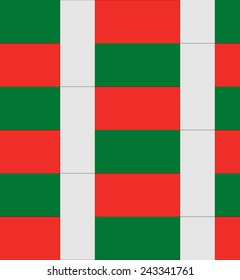 Flag Madagascar texture vector illustration 