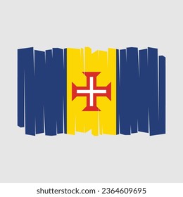 Flag of Madeira Vector Illustration