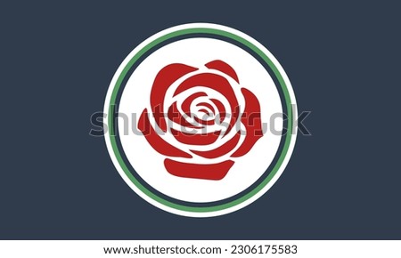 Flag of Madison, New Jersey, USA. 