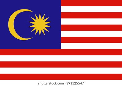 A flag of Malaysia