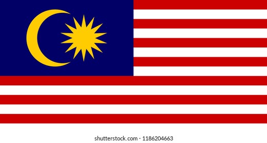 Flag of Malaysia Stock Vector