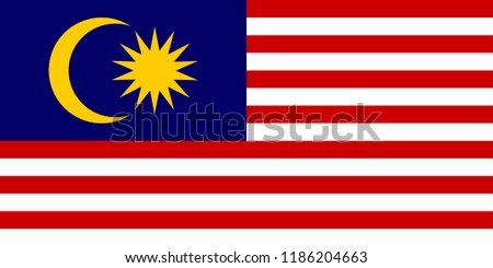 Flag of Malaysia Stock Vector