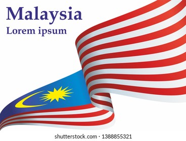 Flag Malaysia Malaysia Template Award Design Stock Vector (Royalty Free ...