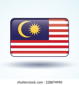 Flag of Malaysia, vector illustration
