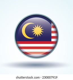 Flag of Malaysia, vector illustration