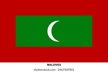 Flag of MALDIVES, MALDIVES national flag
