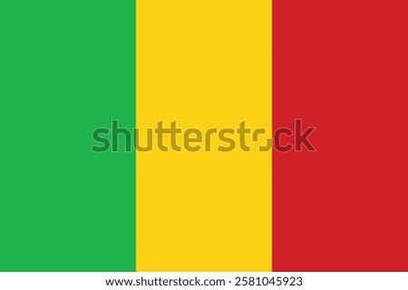 Flag of Mali logo vector