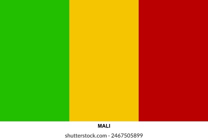 Bandera de MALI, bandera nacional de MALI