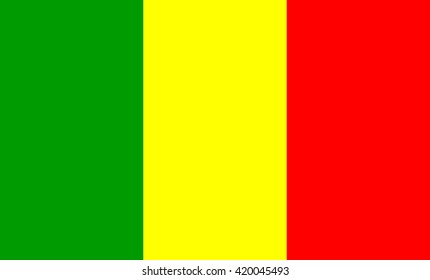 Flag of Mali vector image