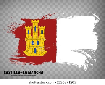 Ilustración de Bandera De Andalucía Pinceladas Marcar Comunidad Autónoma  Andalucía Y León Sobre Fondo Transparente Para El Diseño De Su Sitio Web  Logotipo Aplicación Interfaz De Usuario Reino De España Vector De