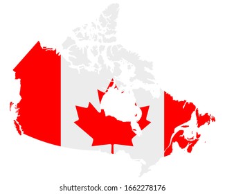 Canada Highly Detailed Political Map National Stock Vector (Royalty ...