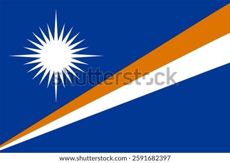 Flag of Marshall Islands, 3:2 Format, Marshall Islands Flag