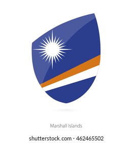 Flag of Marshall Islands. Vector Illustration.