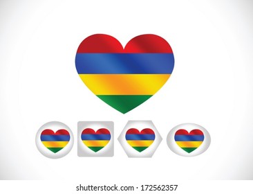 flag of Mauritius themes idea design