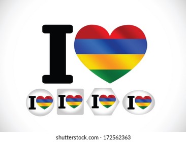 flag of Mauritius themes idea design