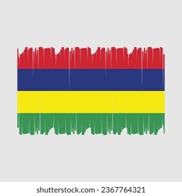 Flag of Mauritius Vector Illustration