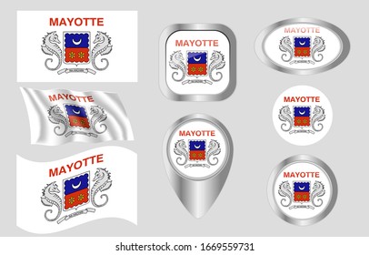 The Flag of Mayotte, France