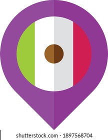 Flag of Mexico in official rate and colors vector